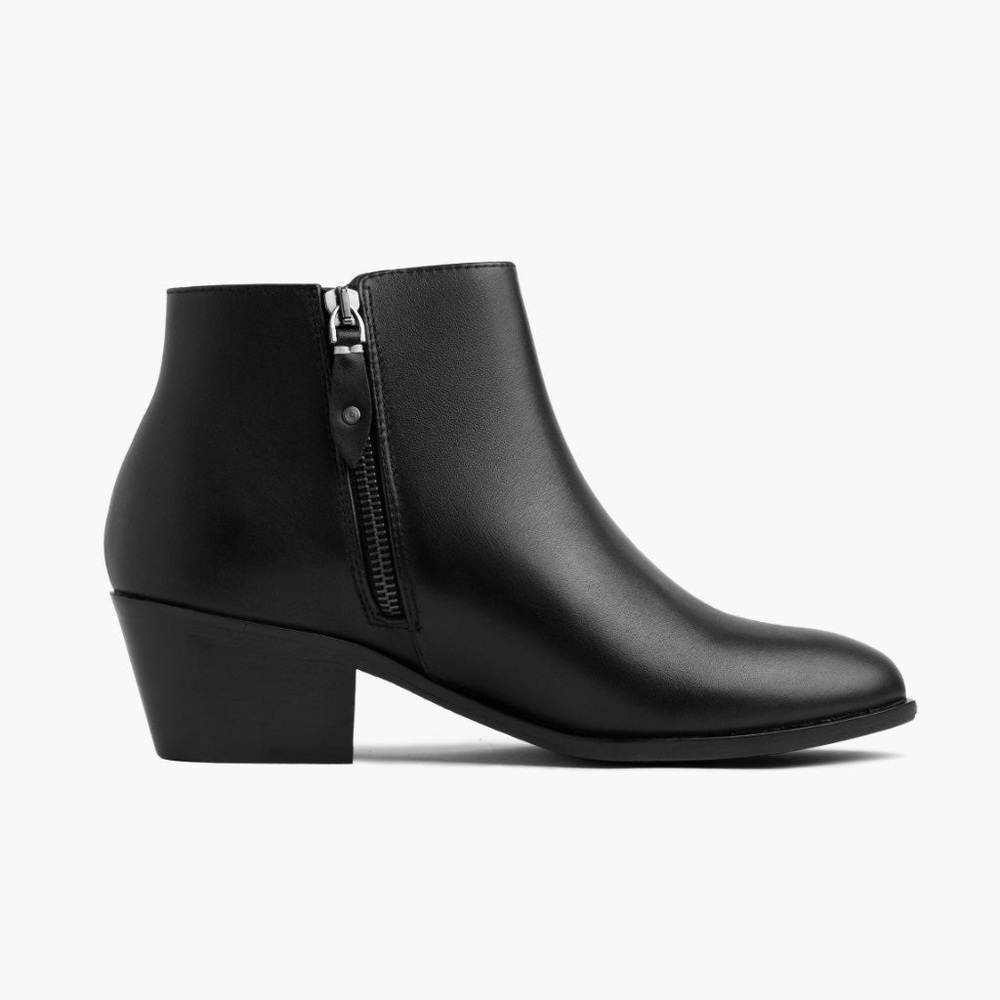Thursday Boots Downtown, Black Leather, 7.5